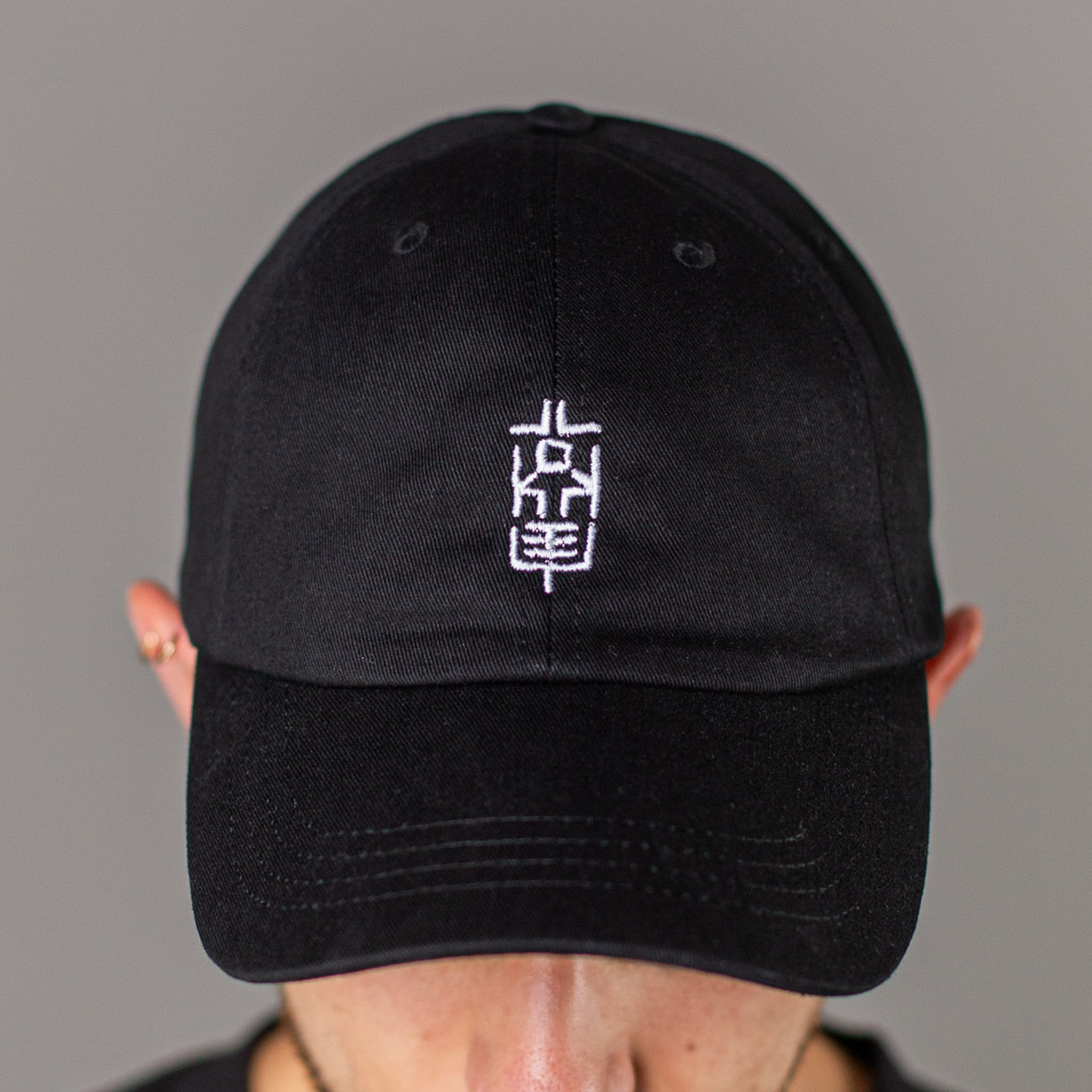 Kanji Black Dad Cap Lokey